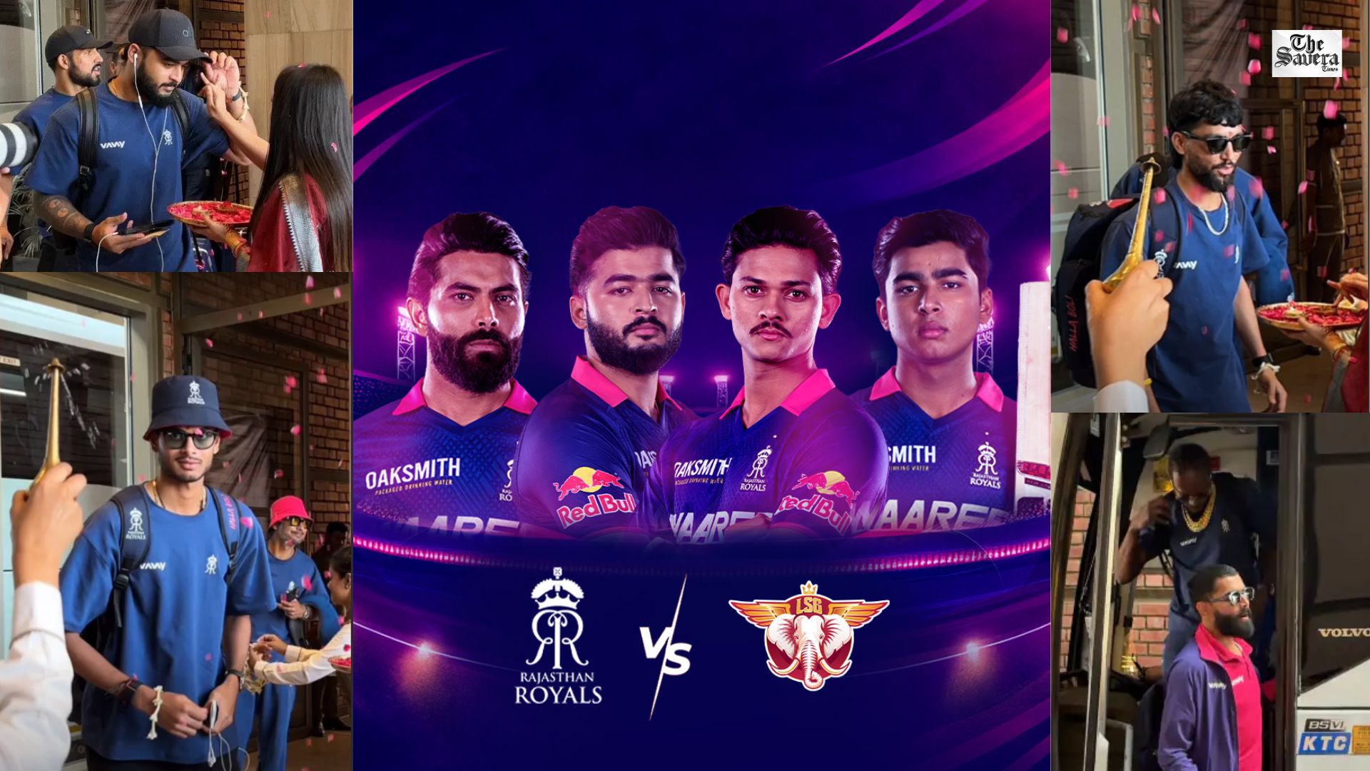 RR, LSG Arrive in Lucknow Ahead of IPL Clash
