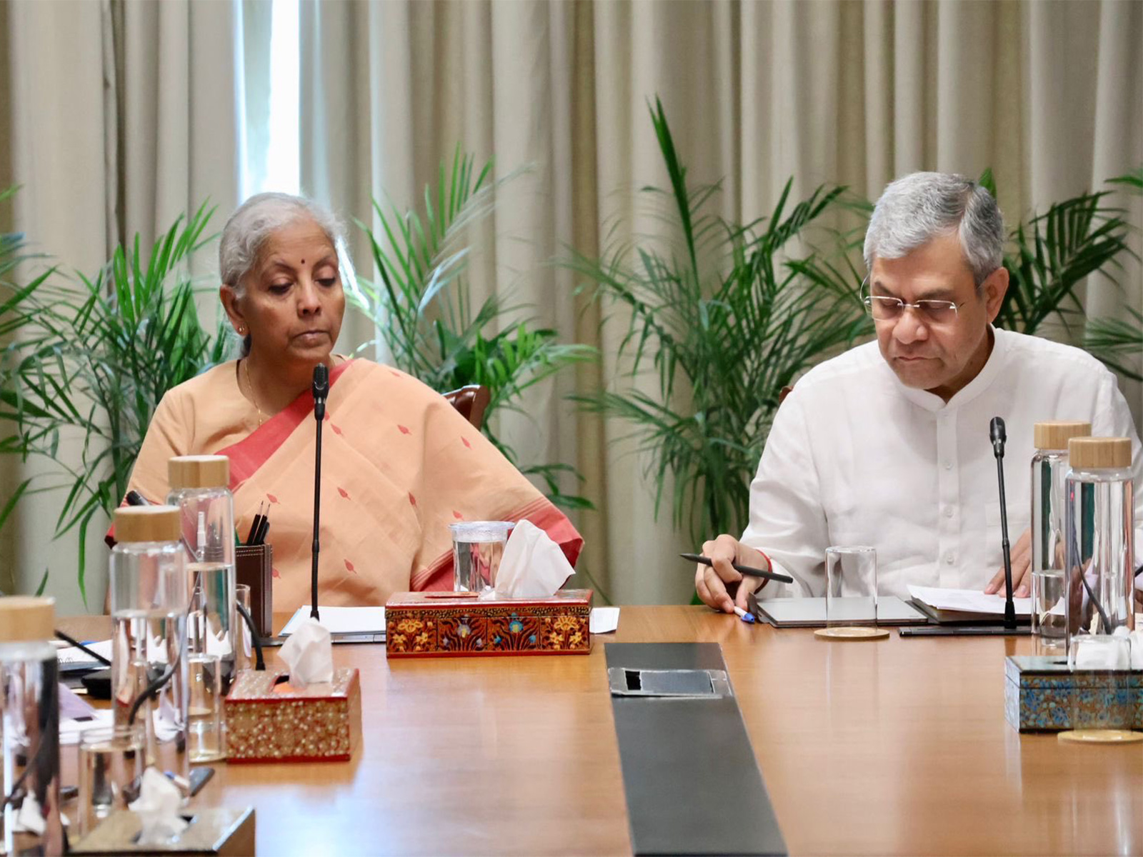 Sitharaman holds meeting with banks on emerging threats linked to AI models, asks them to take measures to secure IT systems, safeguard customer data