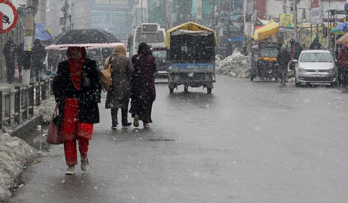Srinagar Weather: Rain in plains, snowfall in mountains; Helpline numbers issued
