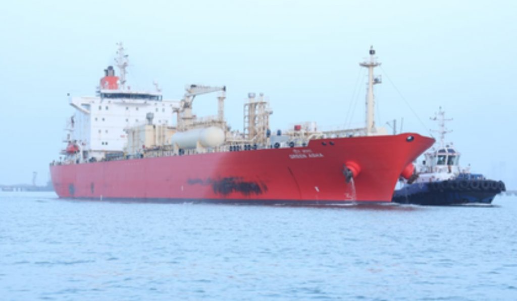 Another ship with 15,400 tonnes of LPG arrives from Gulf