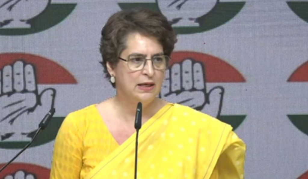 Oppn unity defeated Centre's conspiracy: Priyanka Gandhi on Women's quota Bill