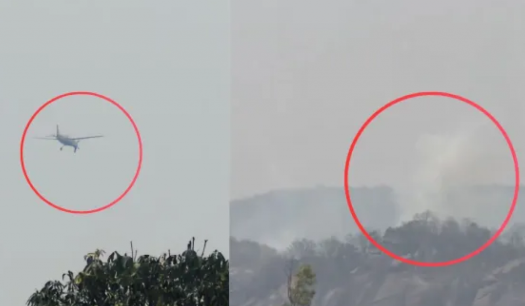 Aircraft Crashes in Jashpur-Narayanpur Region, Rescue Ops Underway