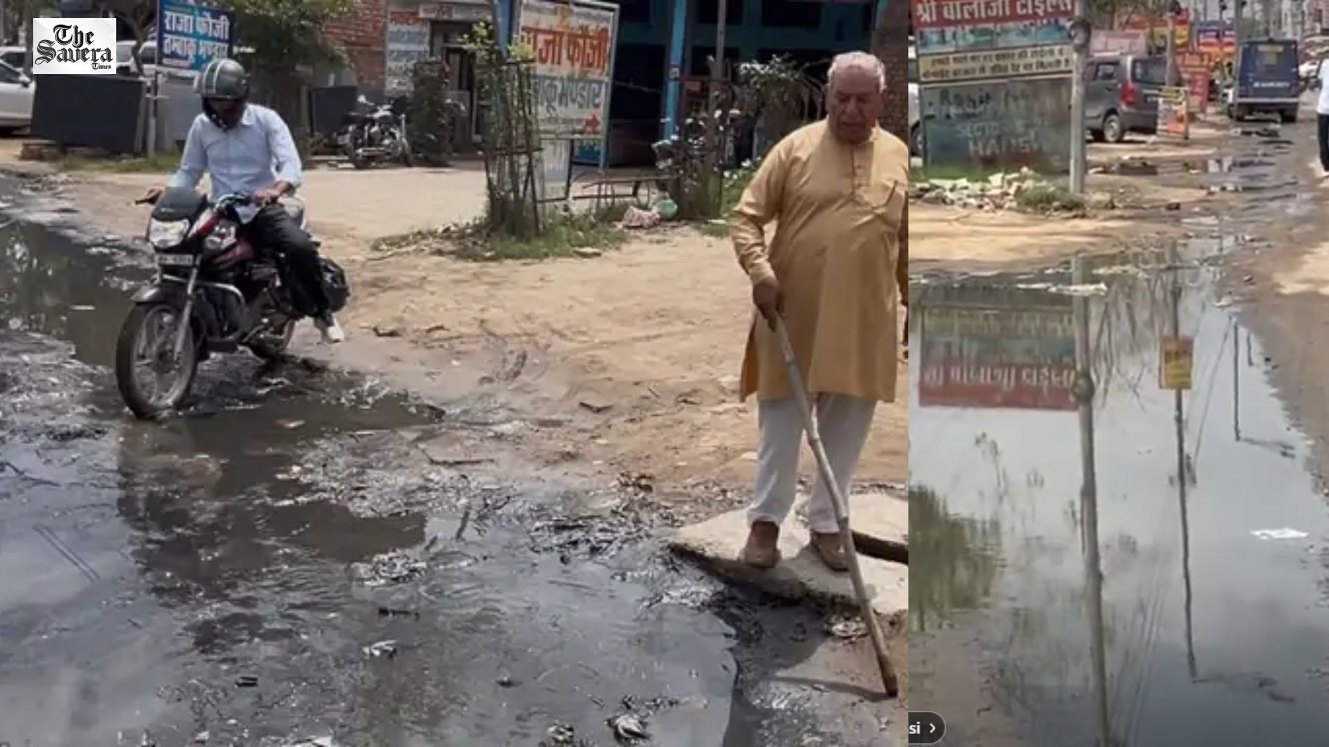 Hansi Court Road Flooded With Sewage, Residents Suffer
