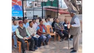 Ex-Servicemen Flag Rising Civic Issues in Almora