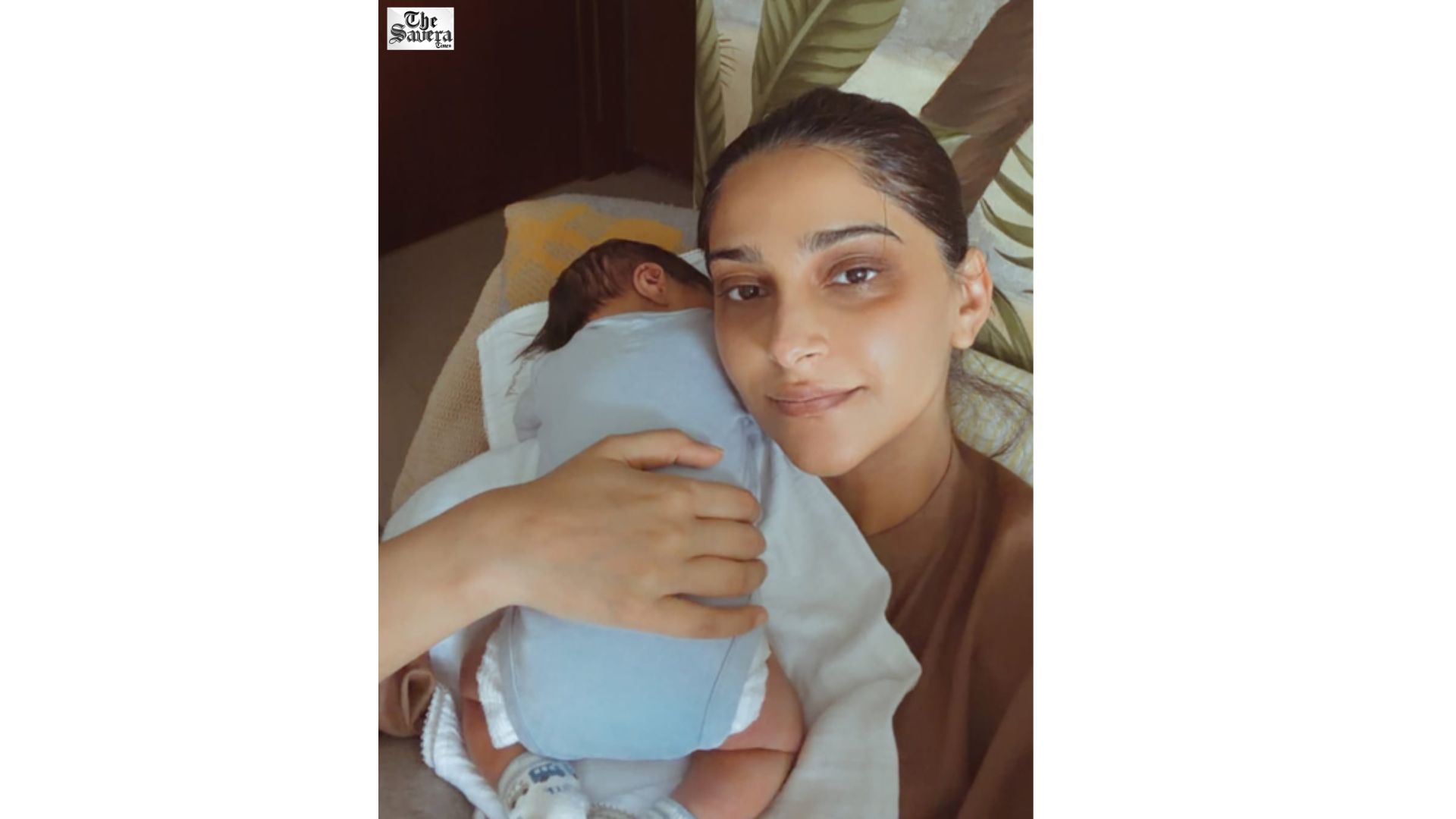 Sonam Kapoor Shows Dark Circles While Holding Newborn