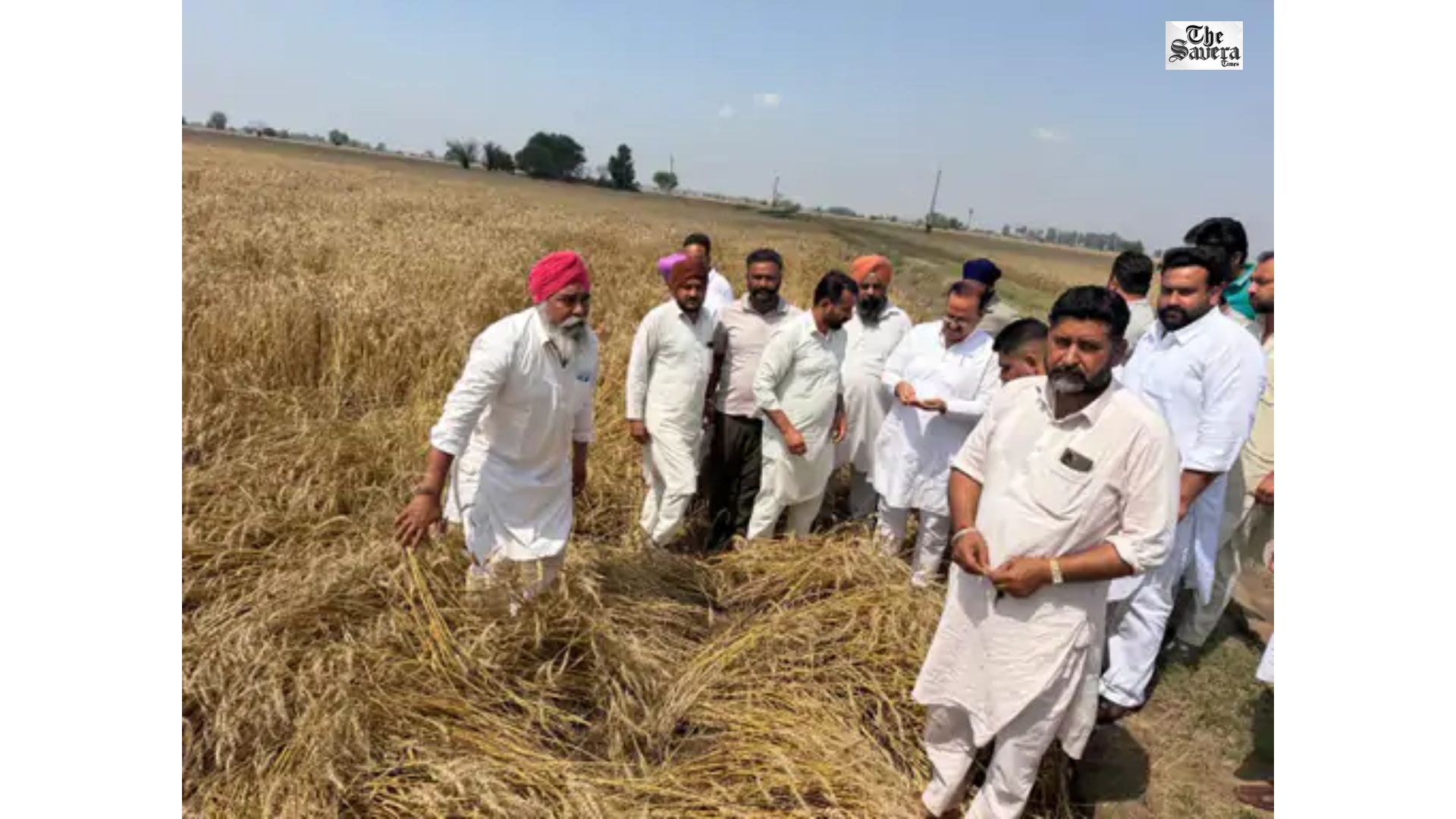 AAP’s Arun Narang Visits Hailstorm-Hit Villages