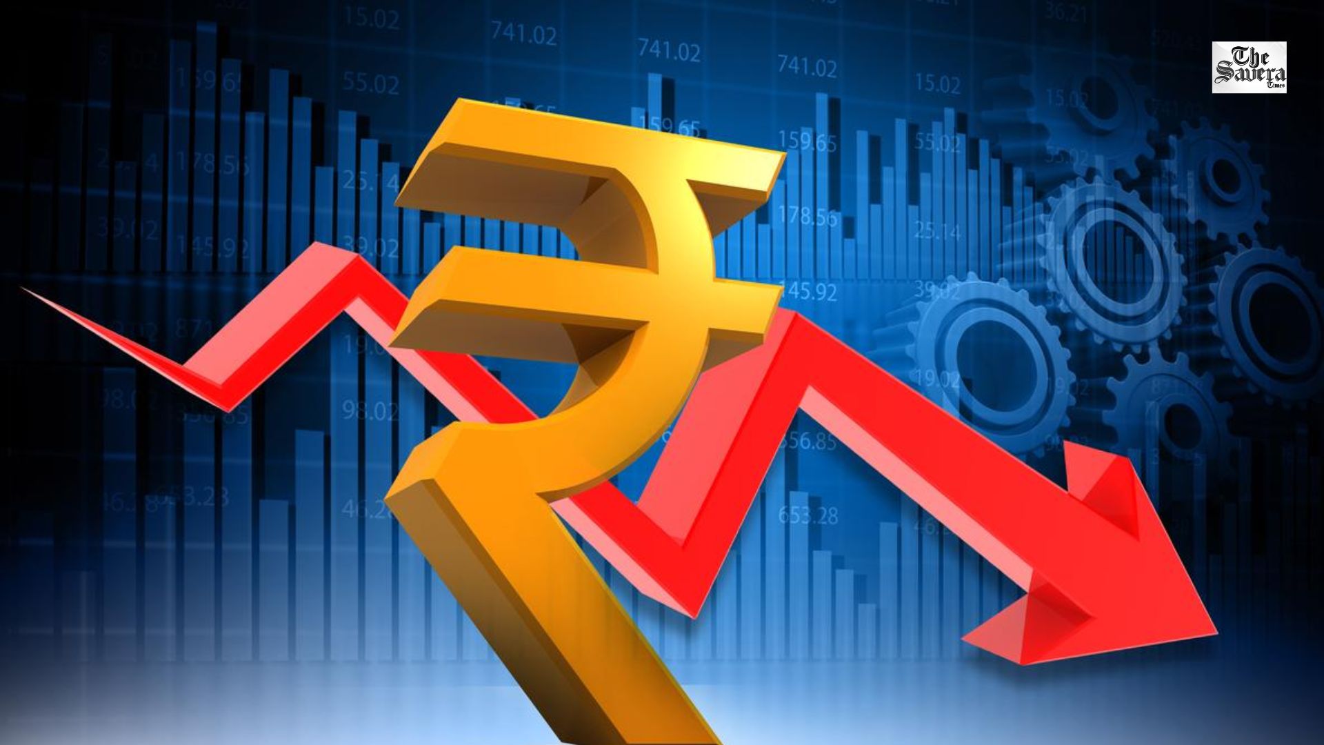 Rupee Falls 56 Paise, Settels at 93.39 vs US Dollar