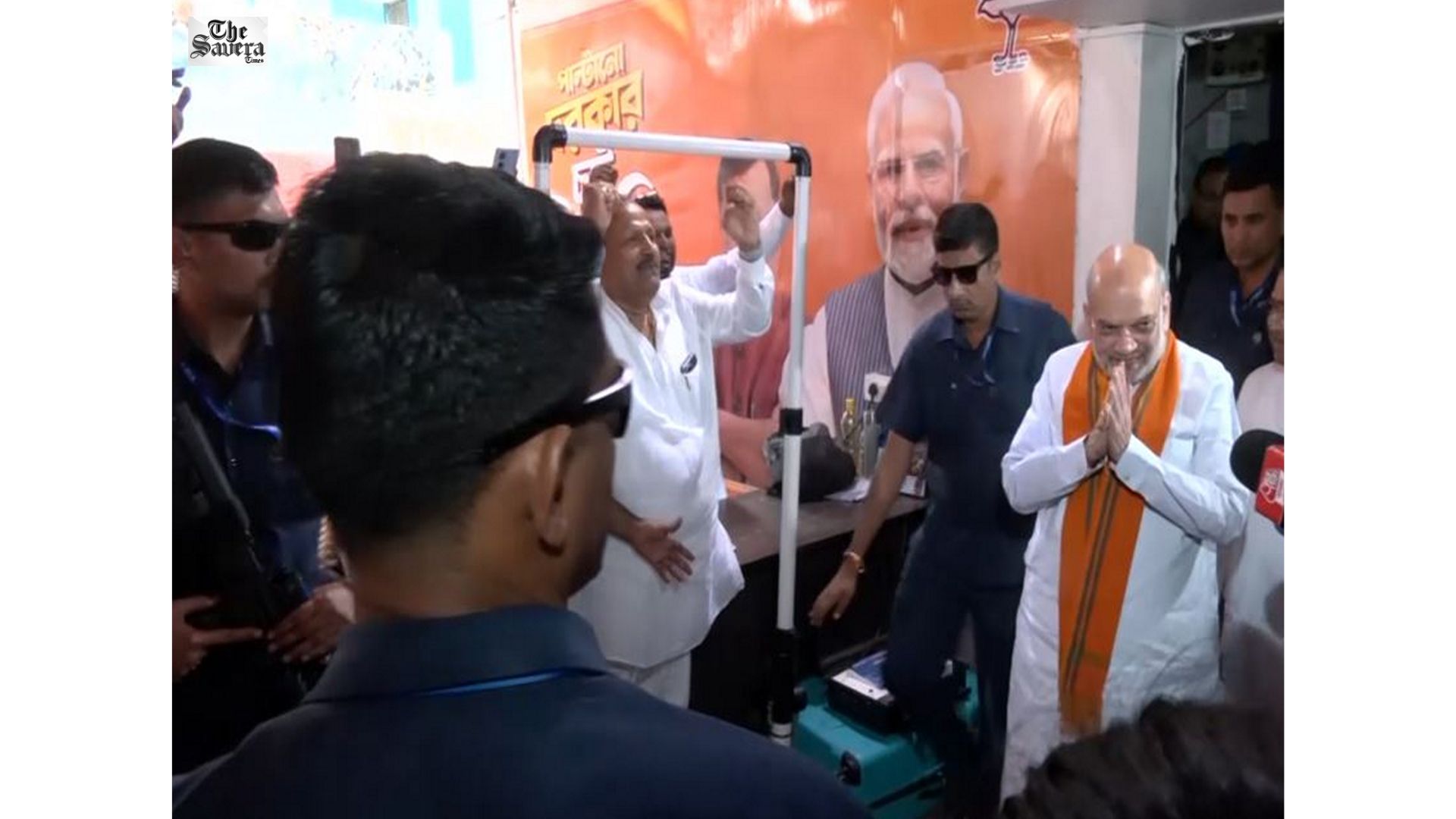 Amit Shah Holds BJP Meet Ahead of Bengal Phase 2