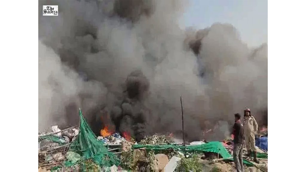 Fire Breaks Out in Majlis Park Forest Area of Delhi