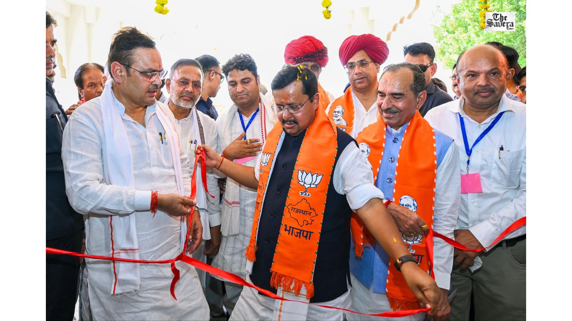 Nitin Nabin Inaugurates 7 BJP Offices in Rajasthan, Reaffirms Grassroots Outreach Push