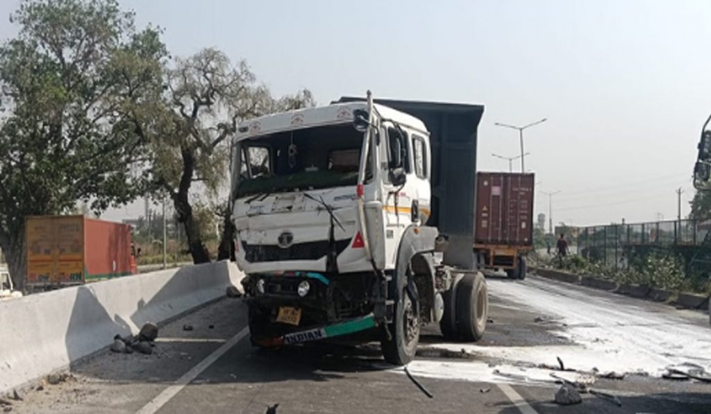 multi vehicle collision rewari