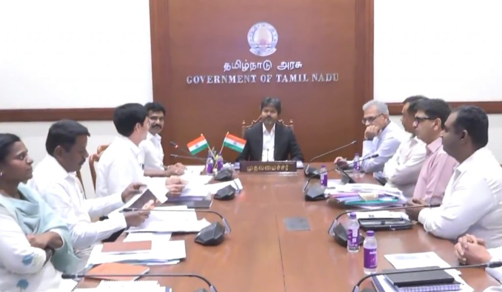 CM Vijay Chair meeting