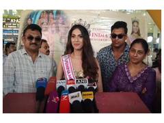 Chennai-based doctor bags Miss India runner-up title, greeted with celebrations at airport