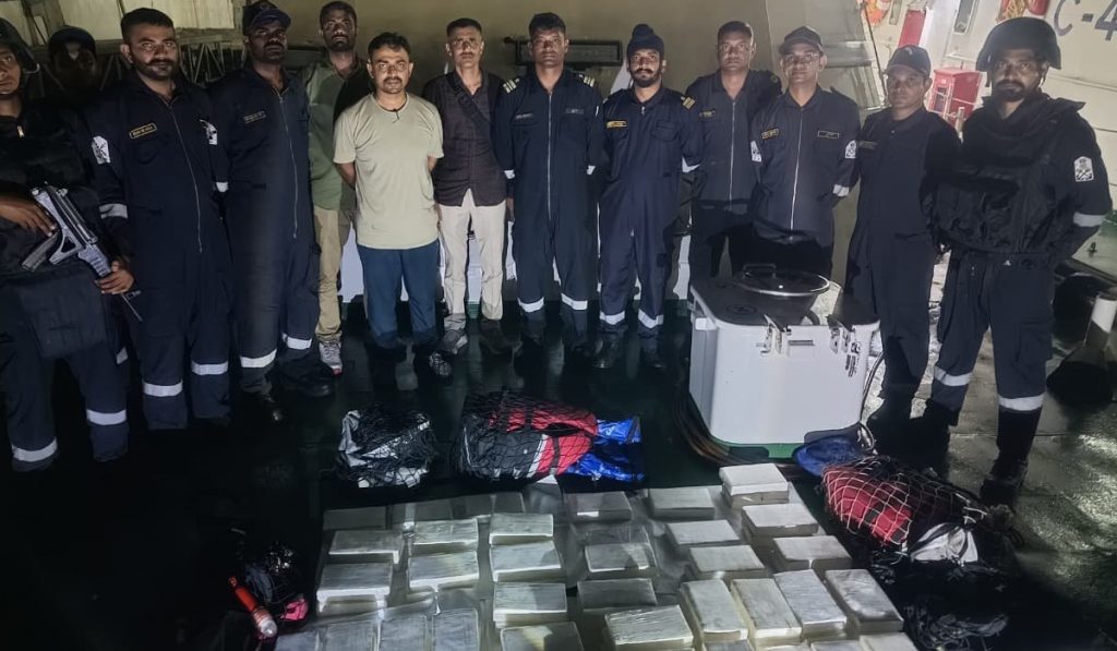 Cocaine seized Mundra Coast
