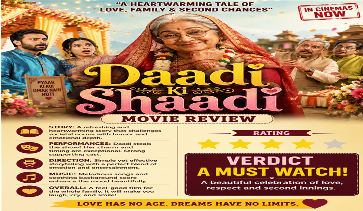 Daadi Ki Shaadi Film Review : Neetu Kapoor & Kapil Sharma Steal the Show with a Spectacular Performance