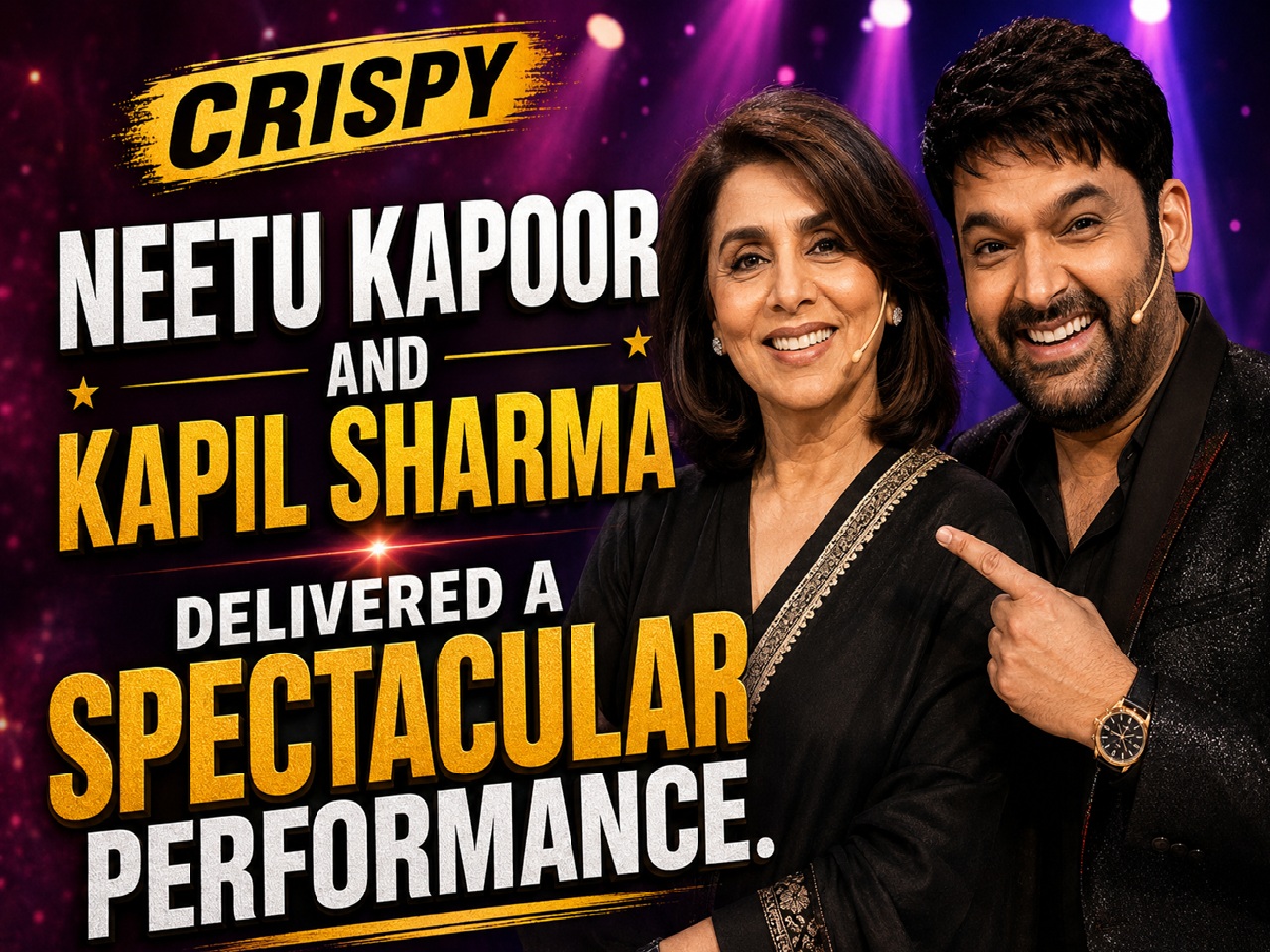 Neetu Kapoor And Kapil Sharma