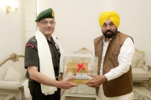 CM Bhagwant Singh Mann, Western Command Army Commander discuss border security, disaster response & operational preparedness