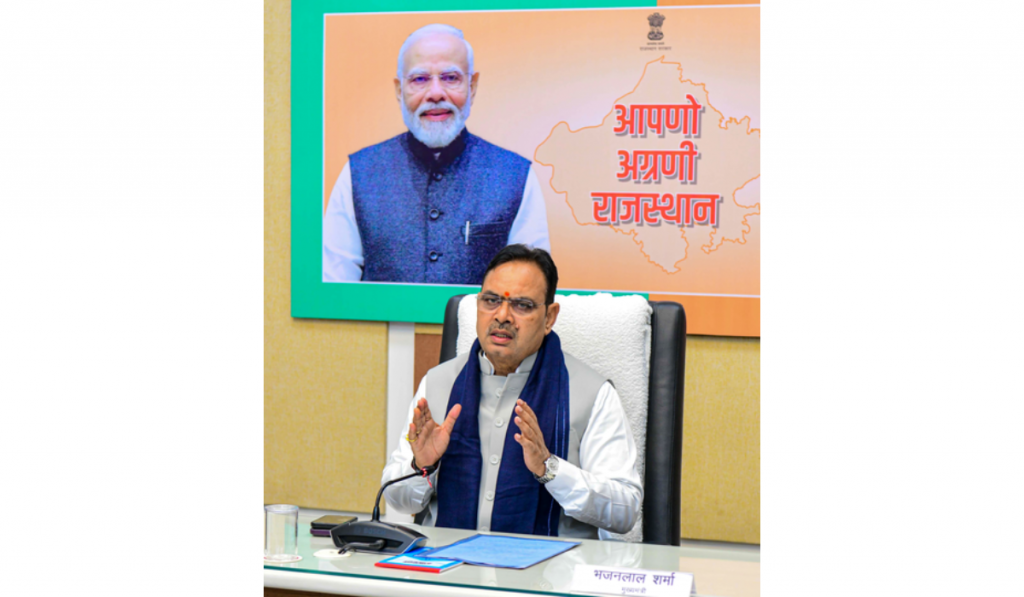 Bhajanlal Sharma Leads by Example, Participates in Census 2027 Self-Enumeration Drive