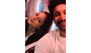 Rohit Saraf Meets Tabu Mid-Air, Shares Fun Selfie