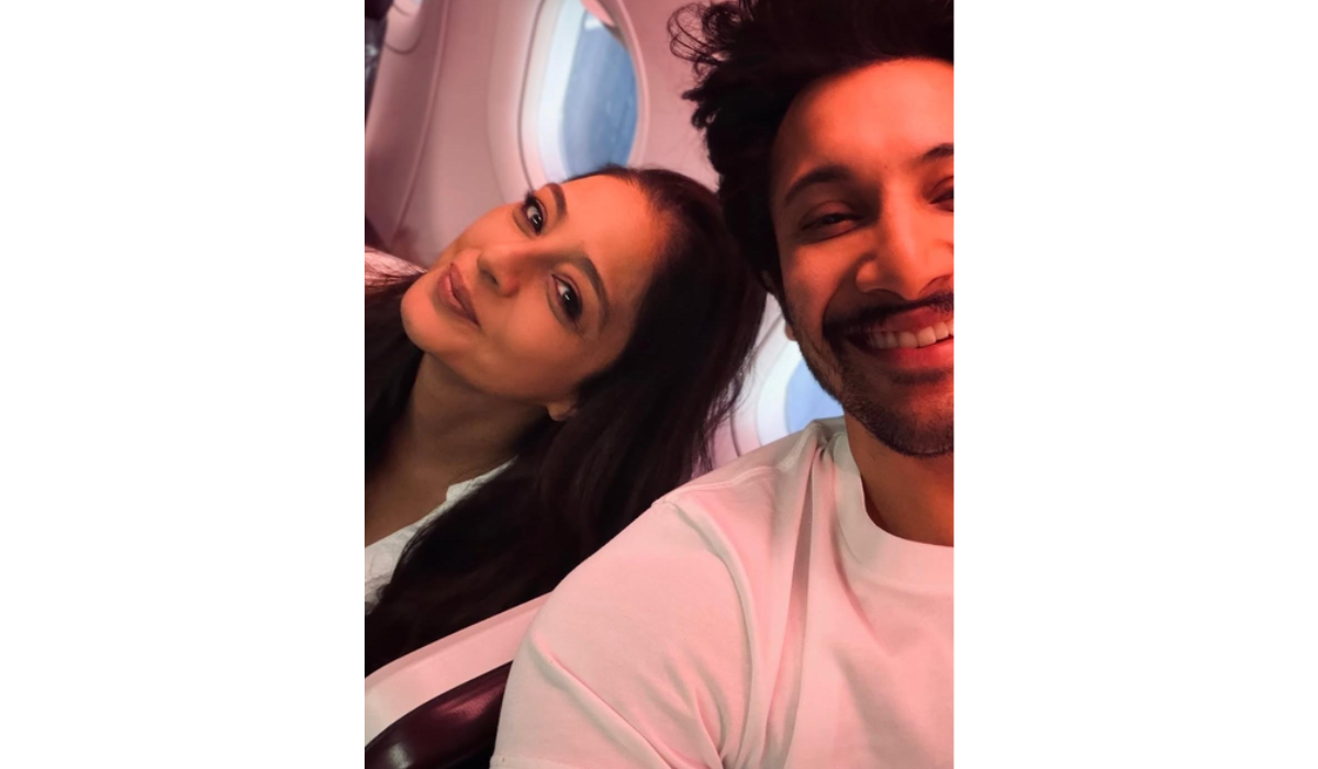 Rohit Saraf Meets Tabu Mid-Air, Shares Fun Selfie