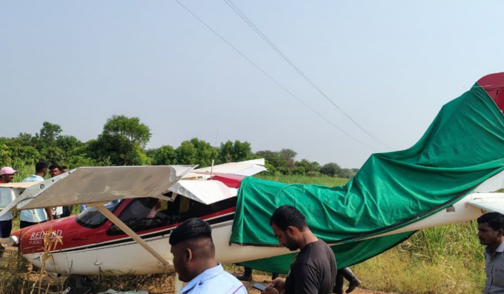 Training Aircraft Crashes In Maharashtra’s Baramati, Trainee Pilot Safe