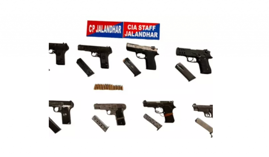 Punjab Police Bust International Arms Smuggling Racket, 4 Arrested