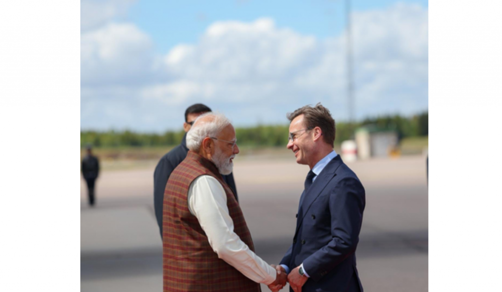 'Look forward to strengthening India-Sweden friendship': PM Modi