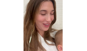 Hailey Bieber Calls Son Jack Blues Her ‘Personal Snack Machine’ in Cute Video
