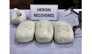 J&K Police recover drone-dropped heroin consignment near International Border