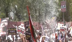 Congress protests in Jaipur over NEET UG 2026 paper leak, seeks Education Minister’s resignation