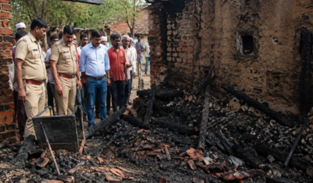 Three siblings killed in massive house fire in Madhya Pradesh's Sidhi
