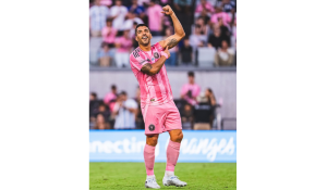 Suarez scores hat-trick in Miami’s 6-4 win over Philadelphia