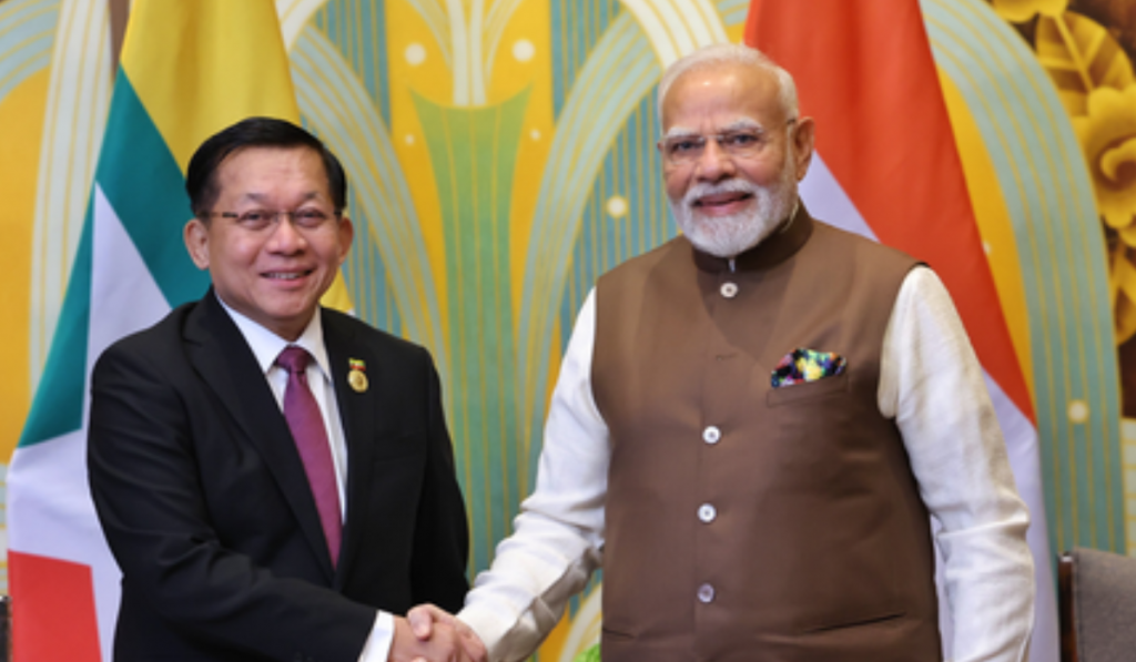 Myanmar President U Min Aung Hlaing Begins Five-Day India Visit Today