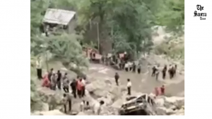 Road mishap in Kullu: Taxi plunges into gorge; three women dead, 9 injured.
