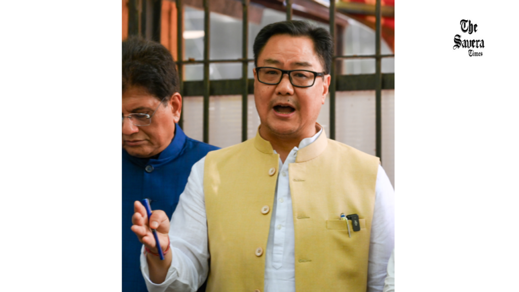 Kiren Rijiju Attacks Congress, Says ‘People of India Not Fools’