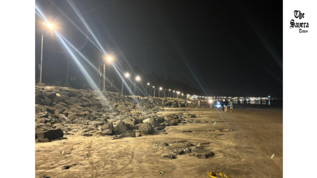 Adani, BMC light up Gorai Beach stretch