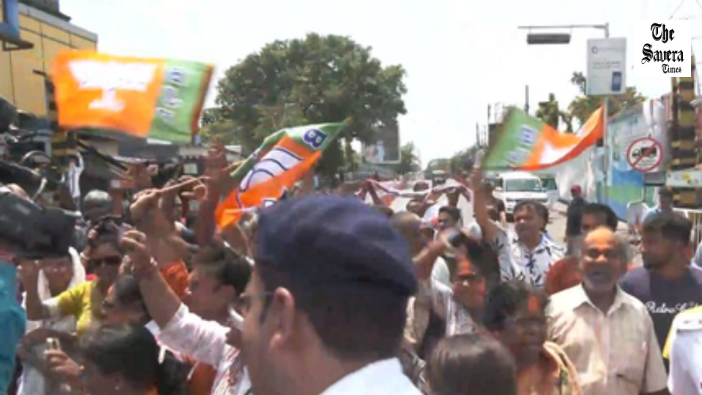 BJP Lead: ‘Jai Shri Ram’ Slogans Outside Mamata Banerjee