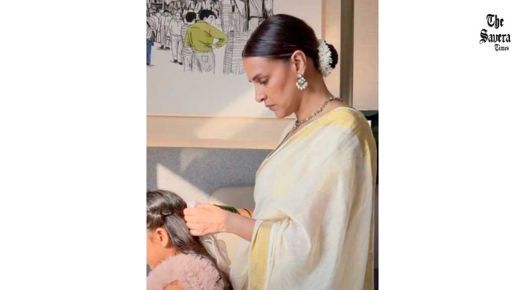 Neha Dhupia Weekend with Daughter Mehr Art Therapy
