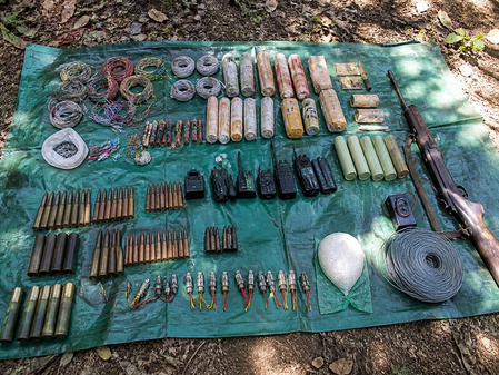 Chhattisgarh: Security forces seize large Maoist explosives cache in Dantewada