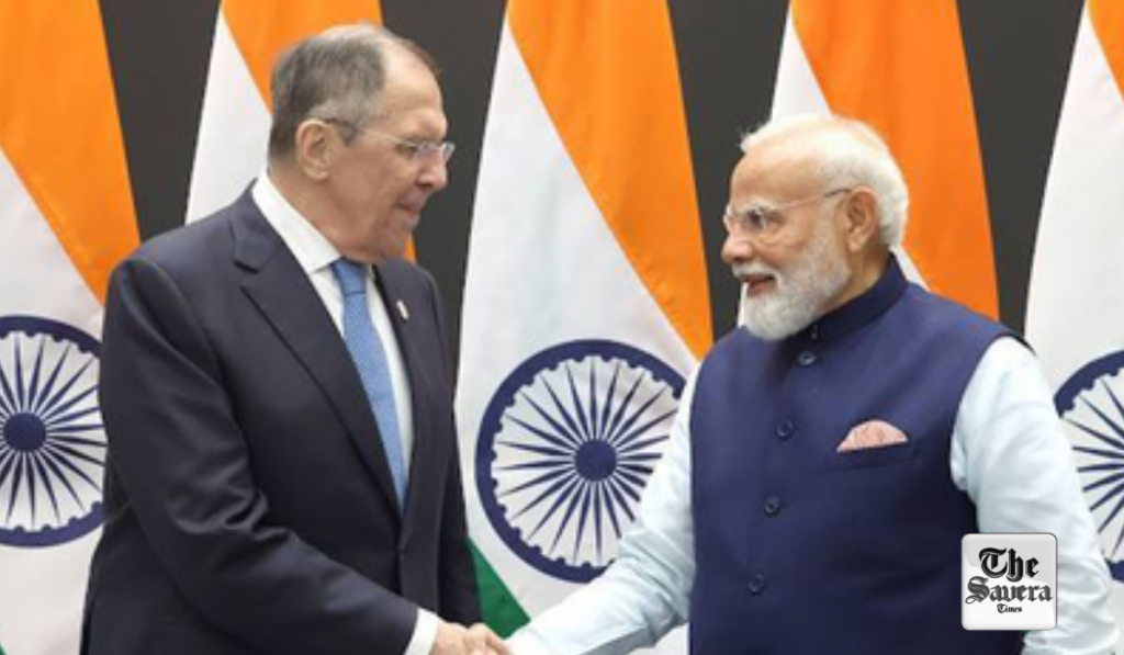 Russian FM calls on PM Modi, discusses situation in Ukraine and West Asia
