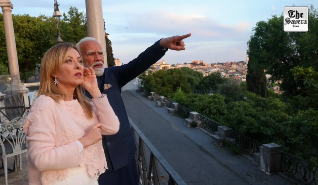 PM Modi attends dinner hosted by Giorgia Meloni, says 'looking forward to our talks'