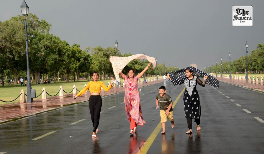 Rain Brings Brief Relief Amid Scorching Heatwave in Delhi-NCR