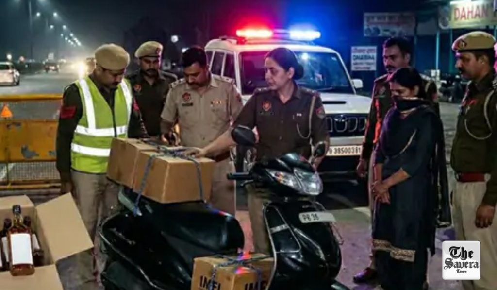 Woman Arrested in Pathankot for Alleged llegal Liquor SmIuggling