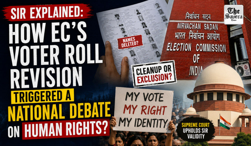 SIR Explained: How EC’s Voter Roll Revision Triggered A National debate on Human Rights?