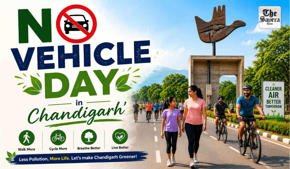 Chandigarh to Observe “No Vehicle Day” for Government Offices Today