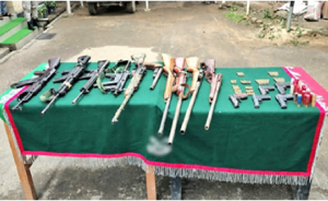 Weapons Recovered from Terrorists