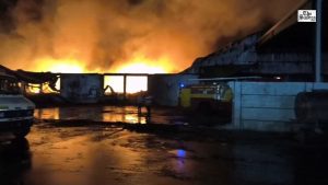 Massive Fire Breaks Out at Warehouses in Jabalpur, Madhya Pradesh