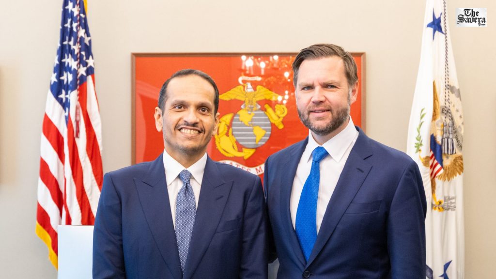 Qatar PM Holds Talks With US Vice President on Strategic Ties