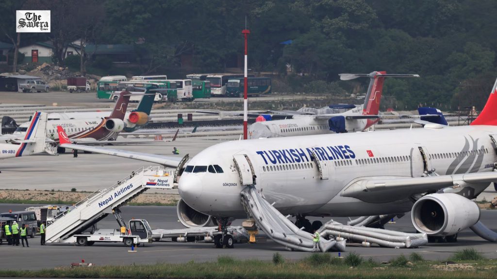 Turkish Airlines Jet Catches Fire While Landing at Nepal Airport