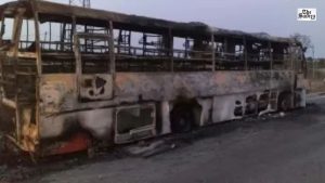 36 Passengers Escape Unhurt After Bus Catches Fire in Andhra Pradesh’s Prakasam